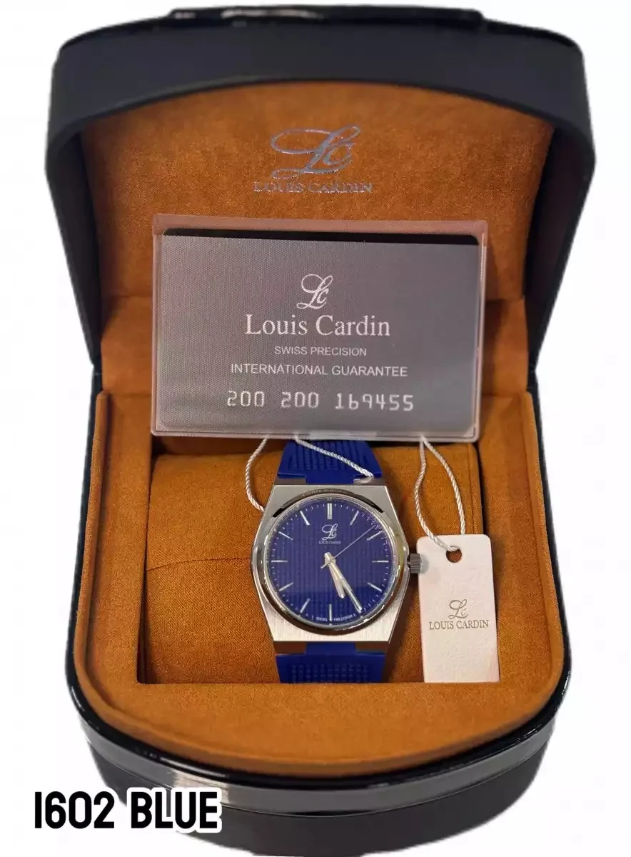 Louis Cardin Watch Model 1602 BLUE